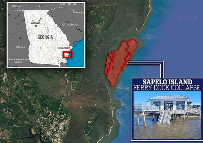 Vị trí xảy ra vụ việc. Ảnh Dailymail.