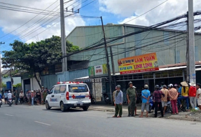 Hiện trường nơi xảy ra vụ việc đau lòng - Ảnh: VOH