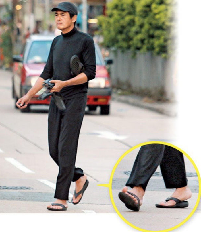 Hình ảnh giản dị của Châu Nhuận Phát. 