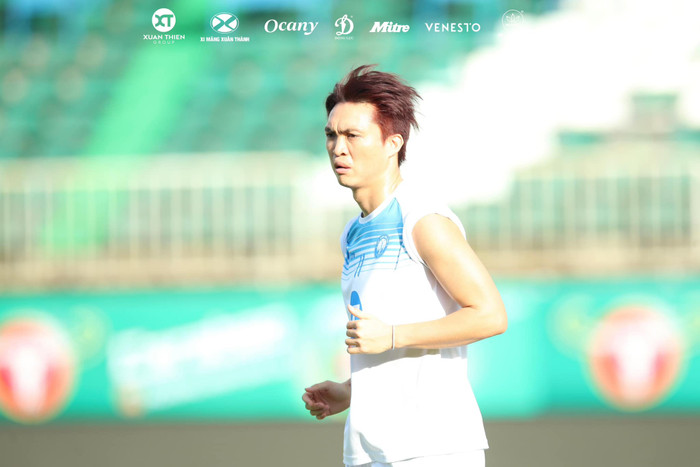 Tiền vệ Tuấn Anh không ghi bàn và mới thi đấu 140 phút ở V.League 2024/2025. Ảnh: CLB Nam Định