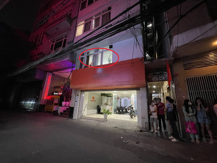 Căn chung cư mini nơi xảy ra vụ việc.