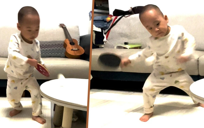 Cậu bé 3 tuổi được gọi là 'thần đồng bóng bàn', dự đoán trở thành nhà vô địch tương lai Ảnh 2