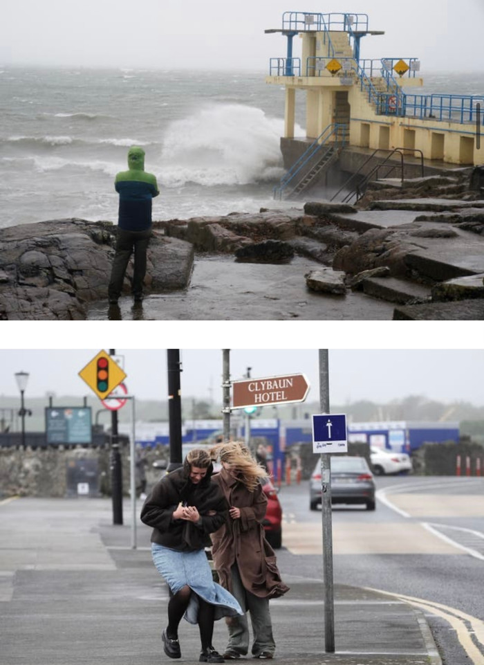 Bão Ashley khiến hàng loạt chuyến bay bị hoãn, lũ lụt tràn ngập khắp nơi.