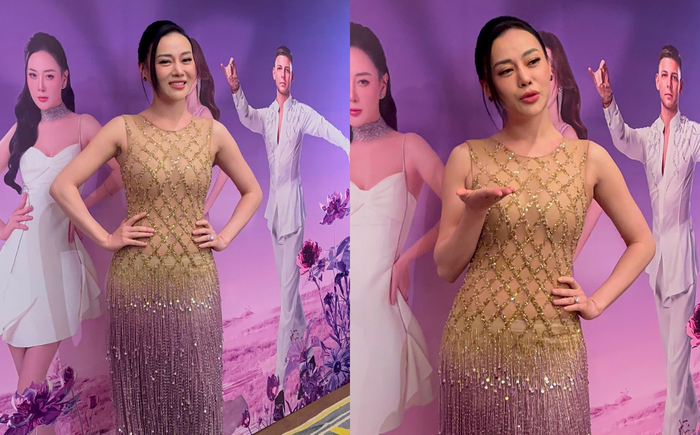 Phương Oanh xuất hiện tại thảm đỏ ra mắt chương trình Bước Nhảy Hoàn Vũ với diện mạo xinh đẹp, trẻ trung.