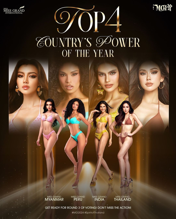 Hoa hậu Quế Anh bị loại khỏi vòng thi thứ 3 của hạng mục tìm kiếm tấm vé 'intop' 20 chung cuộc mang tên Country's Power Of The Year.