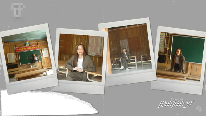 Bên trong ngôi trường tình thương được Hồ Ngọc Hà tài trợ xây dựng. 