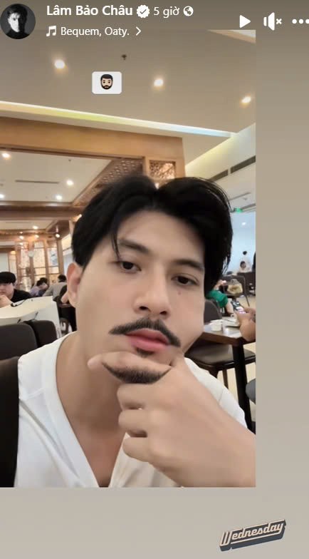 Lâm Bảo Châu gây chú ý với hình ảnh lạ lẫm.