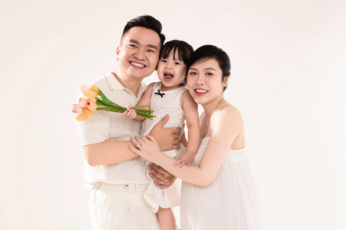 Tổ ấm nhỏ gia đình MC Hạnh Phúc.