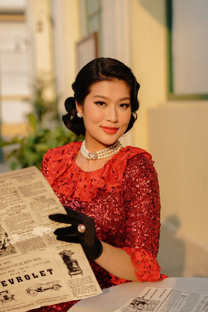 Hoa hậu Đoàn Thiên Ân được đánh giá cao với tạo hình Bảy Loan