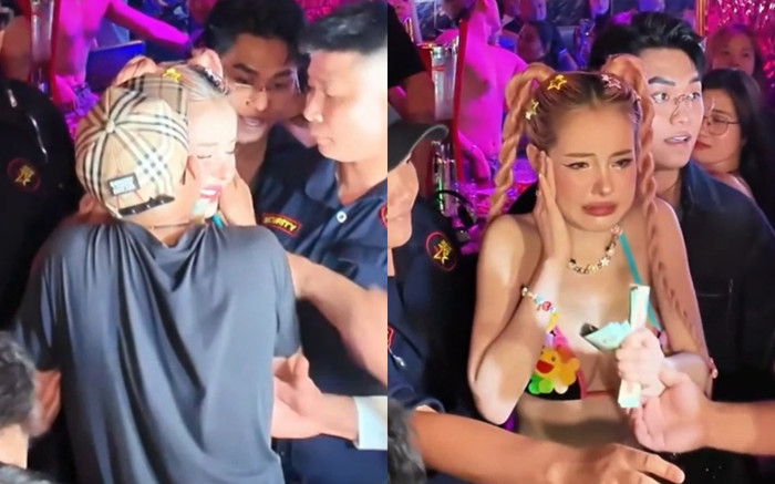 Ngân 98 bị cưỡng hôn đến phát khóc Ảnh 2