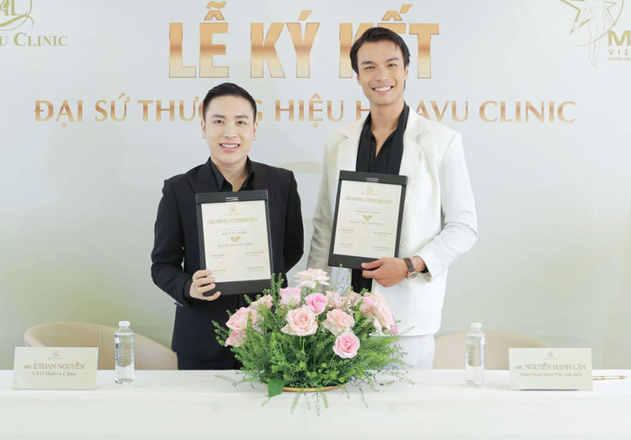 Việc đồng hành Halavu Clinic giúp anh chàng củng cố vẻ ngoài cho chặng đua sắp tới.