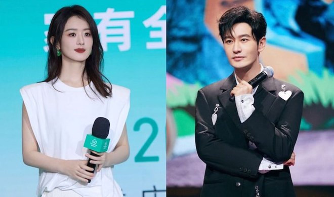 Tin đồn Triệu Lệ Dĩnh nên đôi cùng Huỳnh Hiểu Minh được lan truyền trên mạng xã hội.&nbsp;