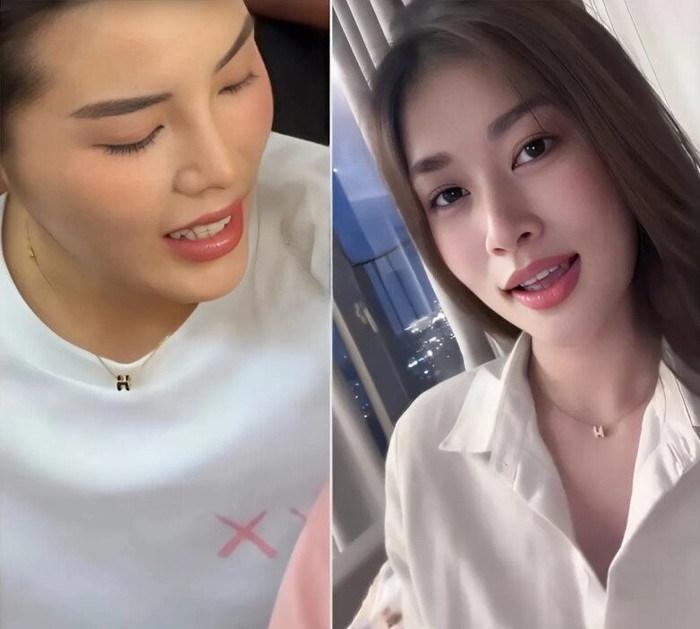 Thiên Ân và Kỳ Duyên dùng chung mẫu ốp điện thoại, túi xách, thậm chí cả dây chuyền đôi.