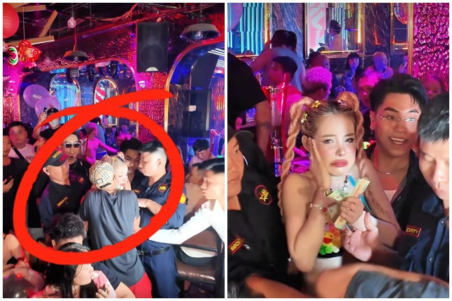 Ngân 98 bị fan nam cưỡng hôn trong buổi biểu diễn gần đây.