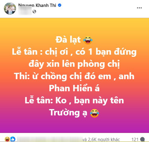 Khánh Thi kể chuyện có chàng trai xin lên phòng khách sạn.