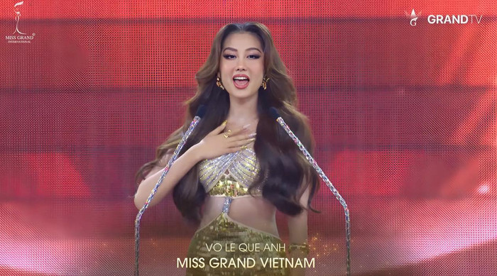 Hoa hậu Quế Anh không được gọi tên tại top 20 Miss Grand International 2024.