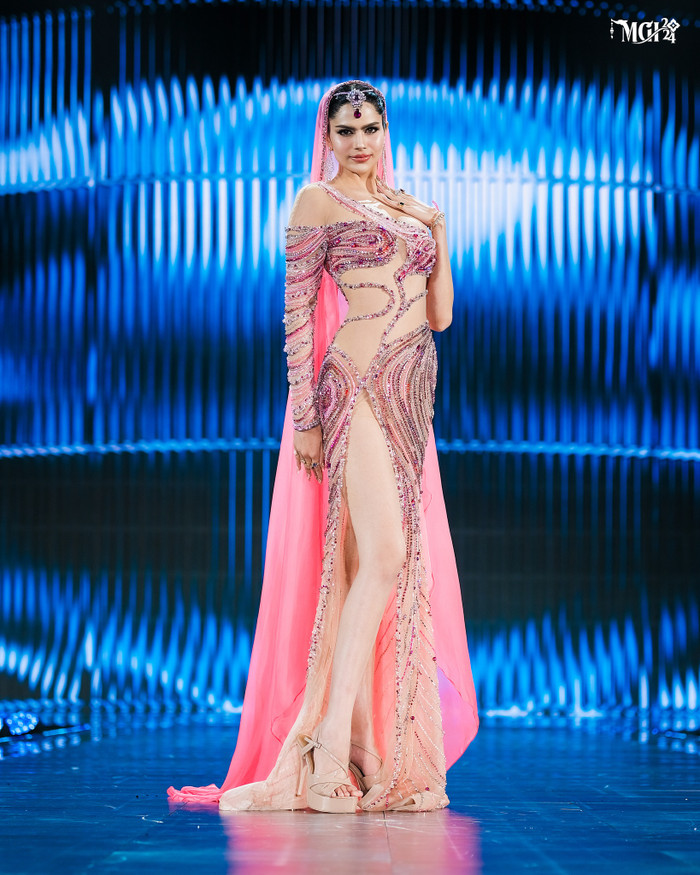 Hình ảnh Miss Grand International 2024 tại đêm thi bán kết.