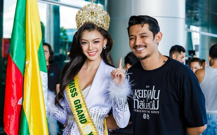 Giám đốc Miss Grand Myanmar cảm ơn ông Nawat và tự hào sau màn ném vương miện Ảnh 2