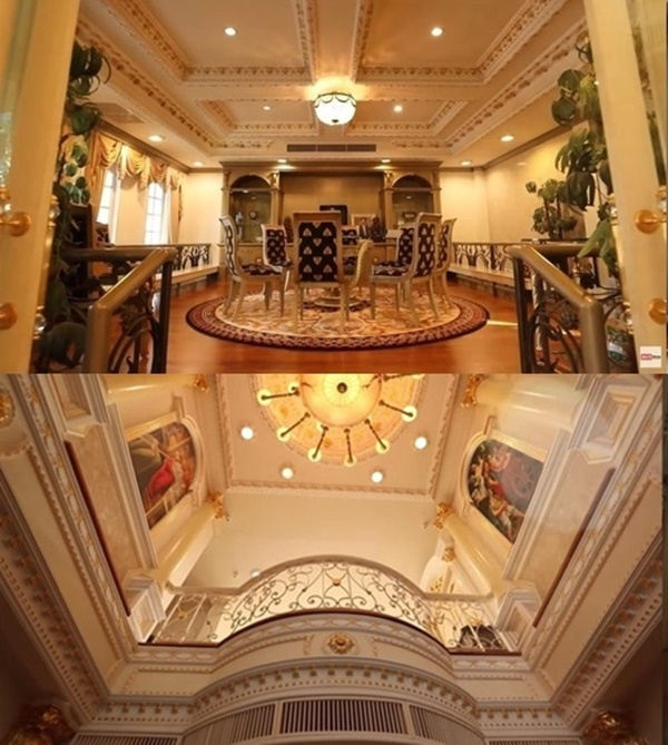 Cơ ngơi của ông Nawat có màu trắng chủ đạo, ước tính khoảng 70 tỷ đồng.