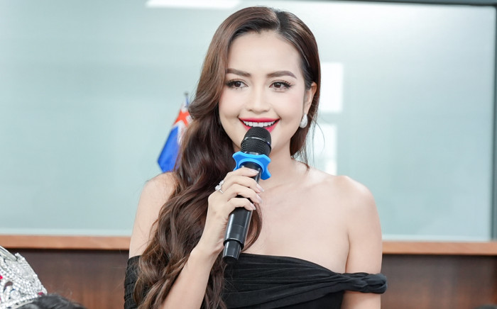 Hoa hậu Ngọc Châu gửi gắm đến các nữ sinh viên: Khi ở trạng thái tự tin nhất là khi bạn đẹp nhất Ảnh 2