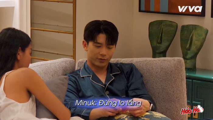 Minuk an ủi cũng như sẽ ủng hộ việc Khánh Linh tỏa sáng trong công việc.