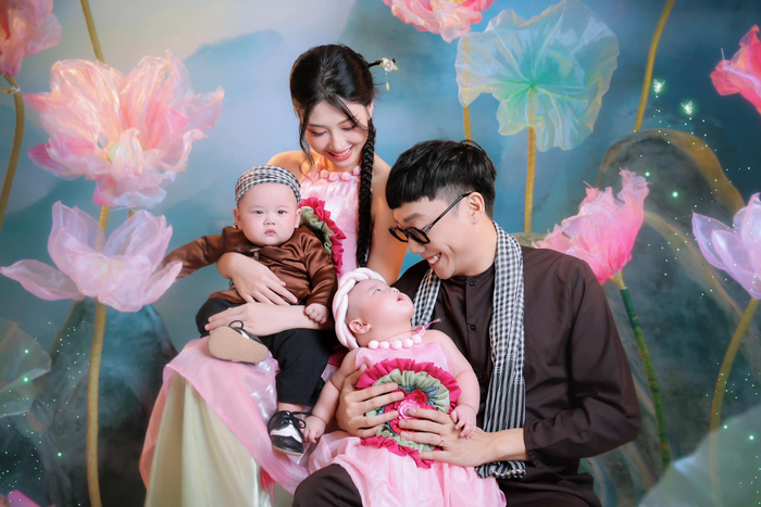 Tổ ấm nhỏ 'đủ nếp đủ tẻ' của Ginô Tống và Kim Chi.