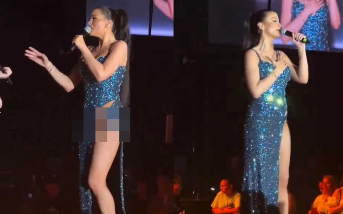 Nữ ca sĩ bị chỉ trích nặng vì không mặc quần bảo hộ, lộ khoảnh khắc phản cảm gây nhức mắt Ảnh 2