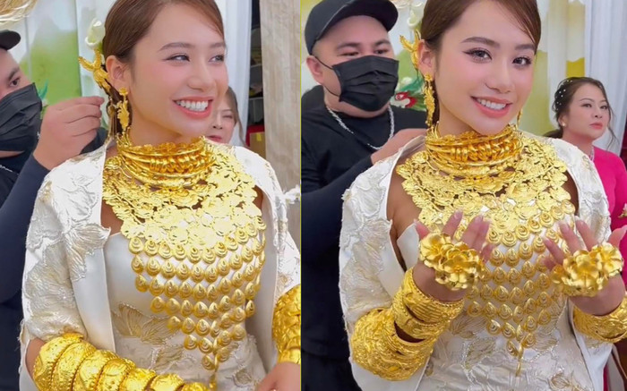 Đám cưới khủng tại Đồng Tháp: Cô dâu nhận hồi môn 1.000 cây vàng, gần 10 tỷ đồng Ảnh 2
