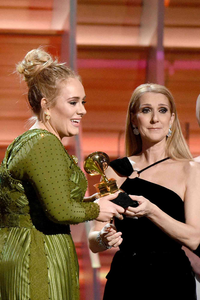 Được biết, Celine Dion chính là một thần tượng rất lớn trong lòng Adele.