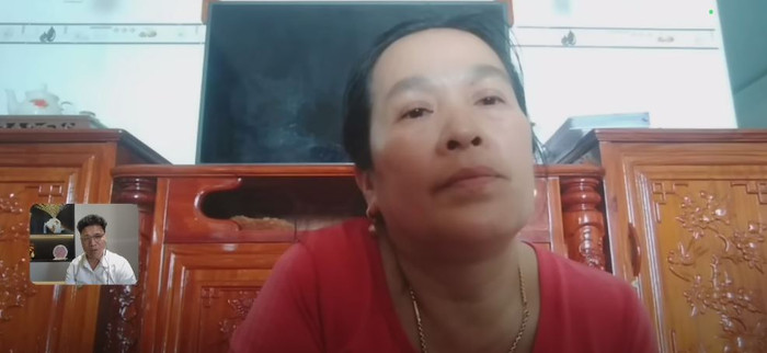 Chị Trang lên video chia sẻ câu chuyện, muốn tìm lại em trai.