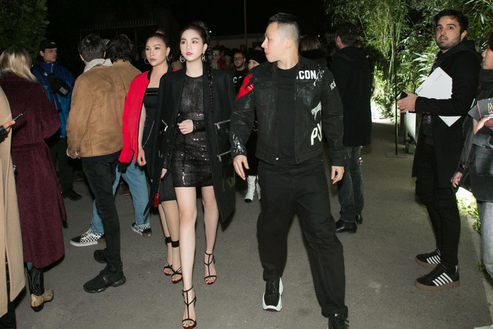Vũ Khắc Tiệp chính là người nâng đỡ, hỗ trợ Ngọc Trinh có danh tiếng trong giới showbiz. Ảnh: FBNV