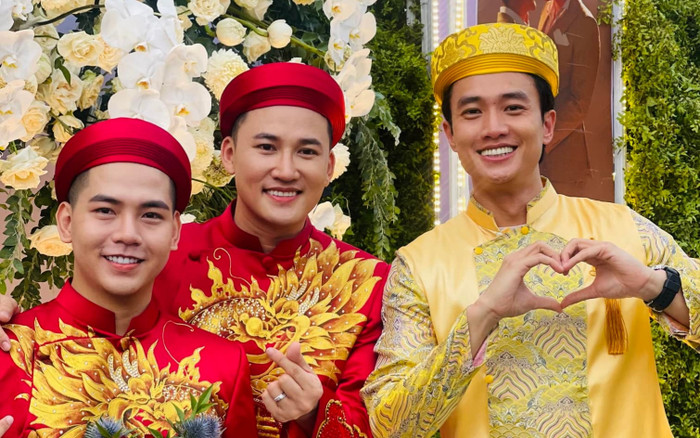 Quốc Trường hé lộ số vàng mừng cưới Thanh Đoàn - Hà Trí Quang Ảnh 2