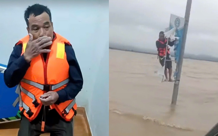 Lật đò khi chạy lũ ở Quảng Bình: Cụ ông bám vào cột điện may mắn thoát cửa tử Ảnh 2