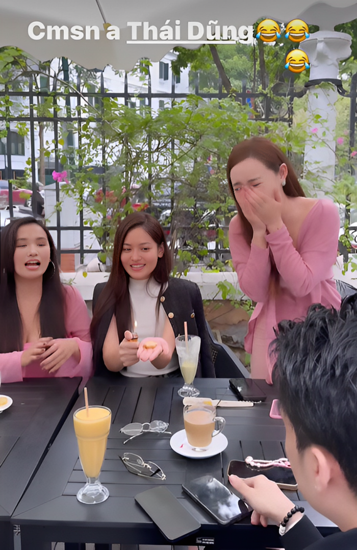 Quỳnh Kool gửi lời chúc sinh nhật tới bạn trai tin đồn Thái Dũng. 