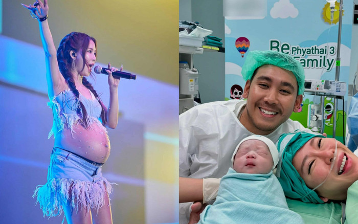 Nữ ca sĩ bầu hơn 9 tháng vẫn đi diễn cực sung, 3 ngày sau hạ sinh con trai đầu lòng Ảnh 2