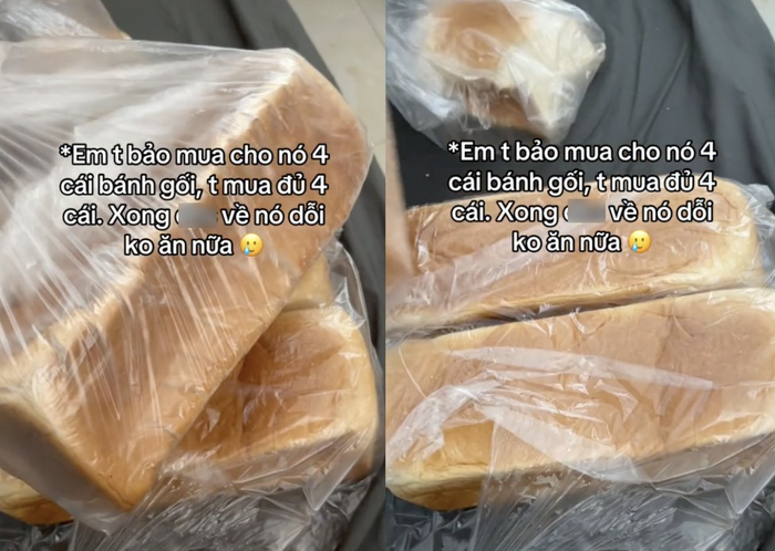 Câu chuyện về chiếc bánh gối trên Tik Tok khiến nhiều người xem dở khóc dở cười.
