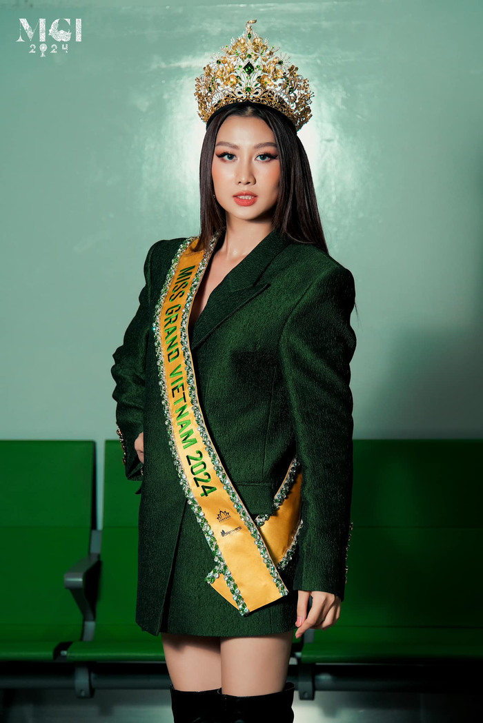 Nhan sắc 'thật' của Quế Anh khi nhập cuộc Miss Grand International 2024.