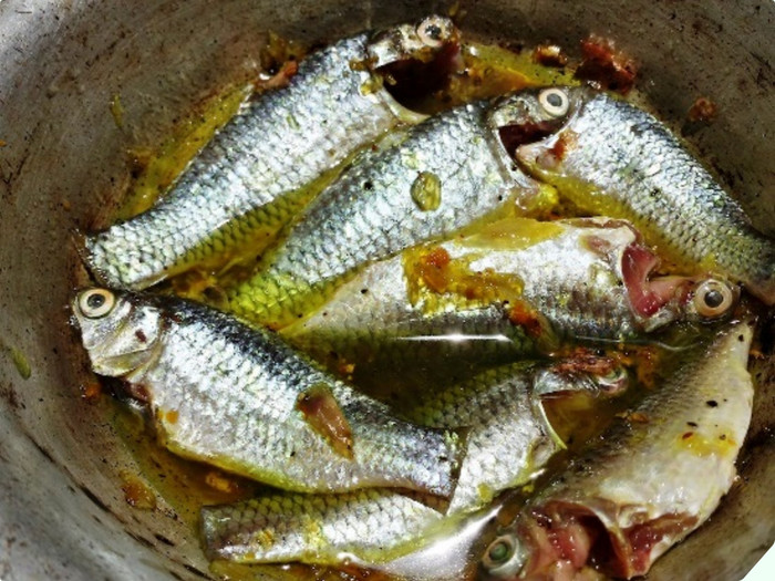 Món cá lúi om nghệ là món đặc sản trứ danh, hương vị dân dã.