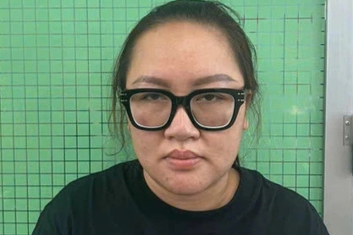 Phan Thị Thu Trang khi bị bắt (Ảnh: Công an cung cấp).