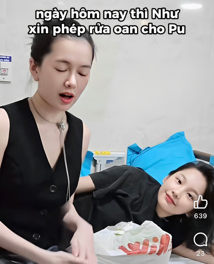 Nữ phụ Yên Đan Đi Giữa Trời Rực Rỡ đến bệnh viện thăm Thu Hà Ceri.