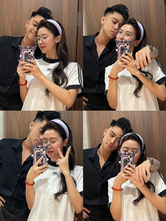 Showbiz 30/10: Wukong và Quyên Qui trở thành một cặp sau khi bước ra khỏi chương trình Đảo Thiên Đường. Ảnh: TikTok quyenquiday