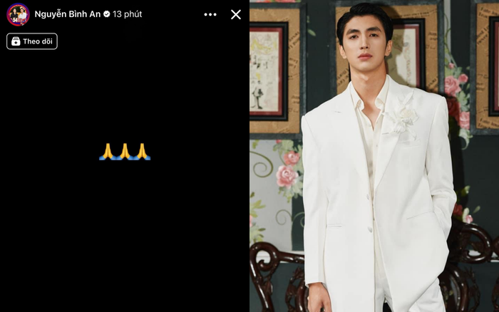 Động thái đầu tiên của diễn viên Bình An khi vấp phải chỉ trích từ người hâm mộ. 