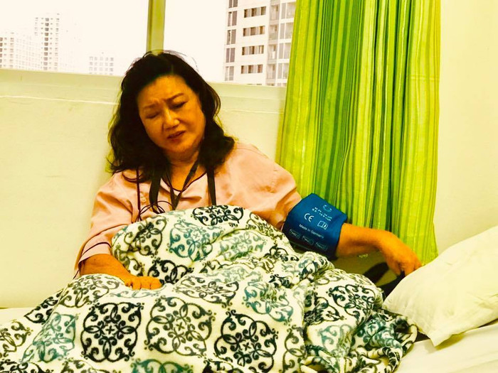 Hồi 2019, nữ nghệ sĩ từng nhập viện vì bệnh tim. 
