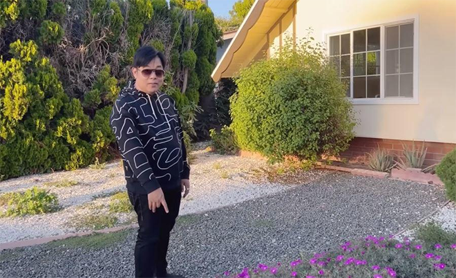 Ngôi nhà của Quang Lê tại Mỹ.