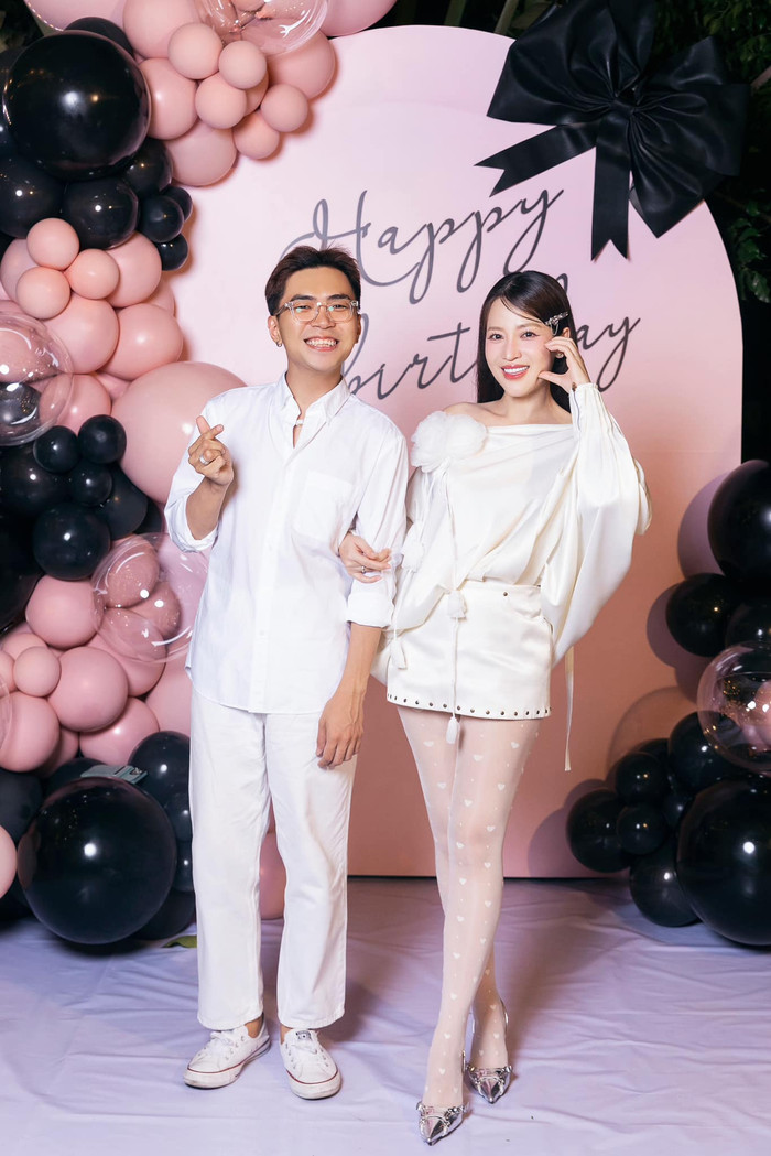 Tối 29/10, Minh Dự xuất hiện rạng rỡ, tuơi tắn trong sinh nhật của Puka.