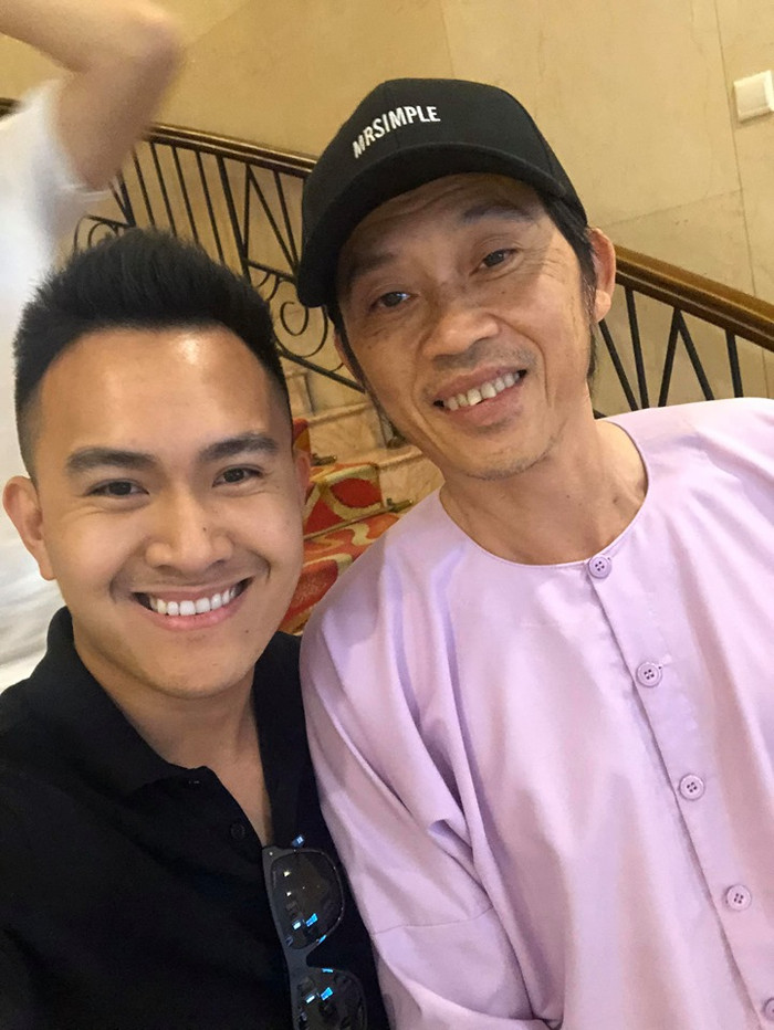 NSƯT Hoài Linh lần đầu công khai con trai vào năm 2018.