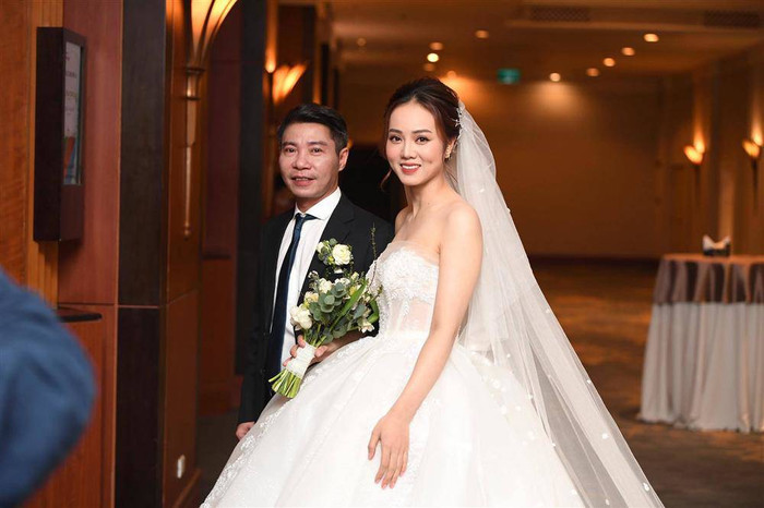 Đám cưới của NSND Công Lý và Ngọc Hà tổ chức vào đầu năm 2021.