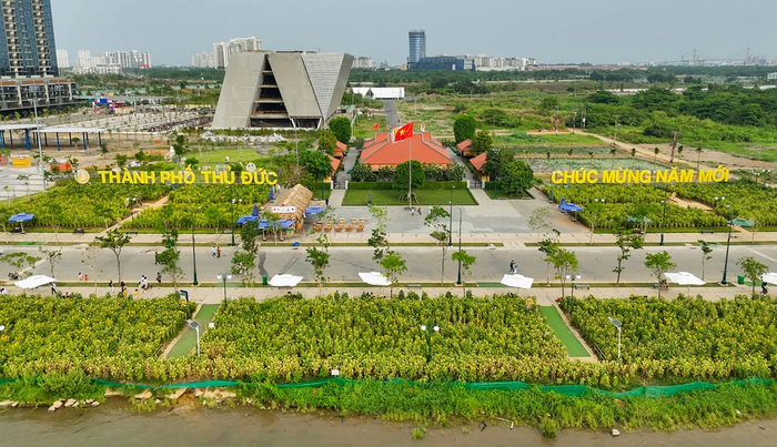 Công viên bờ sông Sài Gòn là địa điểm tổ chức lễ hội chào đón năm mới 2025.&nbsp;