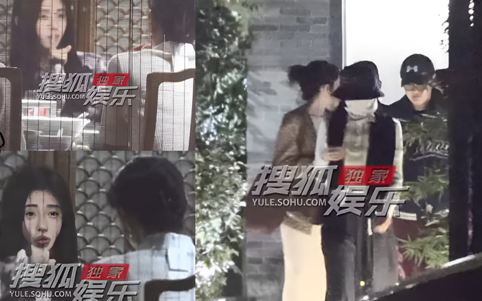 Cúc Tịnh Y đi ăn cùng Lý Băng Băng - bà chủ công ty Hòa Tụng - Ảnh: Sohu.