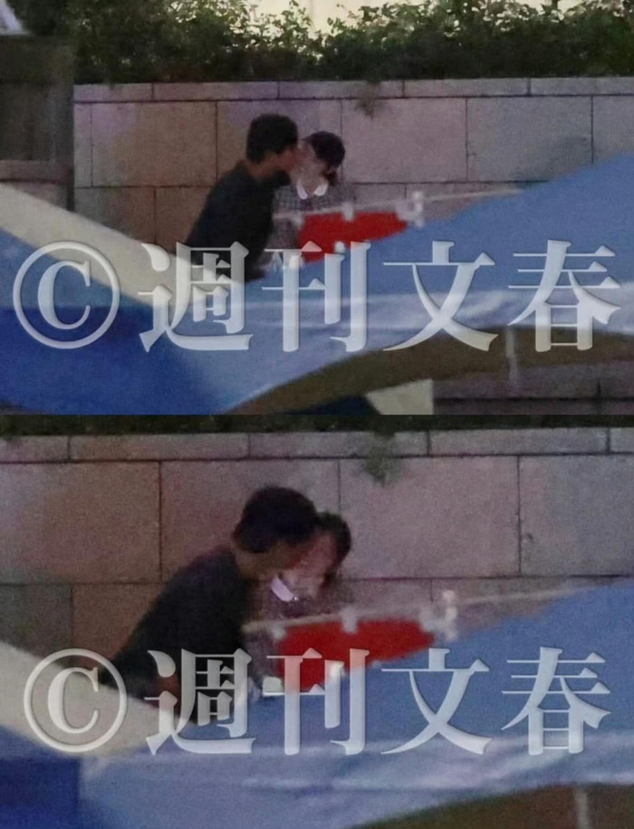 Ảnh hôn môi gây chấn động giới giải trí châu Á của Hashimoto Kanna và bạn trai. 